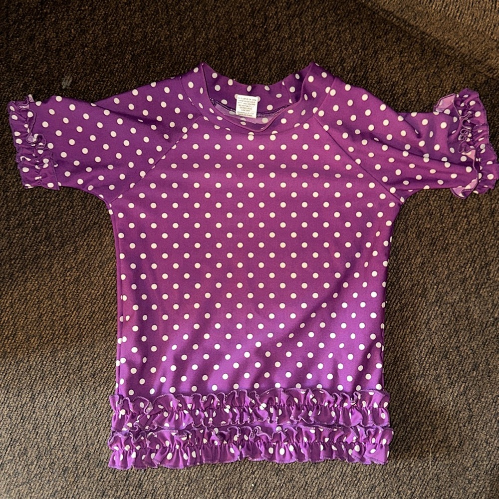 3T Rufflebutts rashguard top
